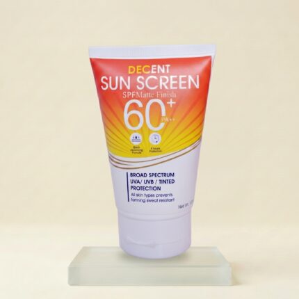 SPF 60+ Matte Sunscreen – Broad Spectrum Protection